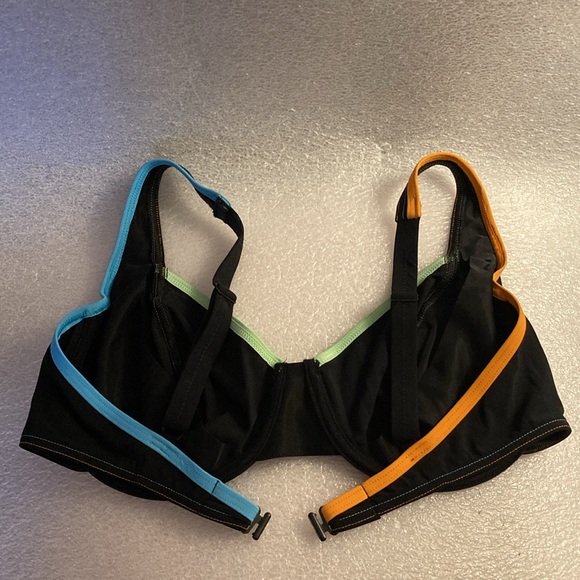 Lidea 2-PC Black Trimmed Bikini Set - Sz 10 D Cup Top /10 Bottom - Picture 7 of 9